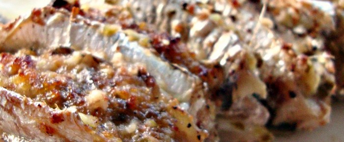 Σαρδέλες γεμιστές με μαϊντανό και σκόρδο/Sardines filled with parsley and garlic Σαρδέλες γεμιστές με μαϊντανό και σκόρδο/Sardines filled with parsley and garlic