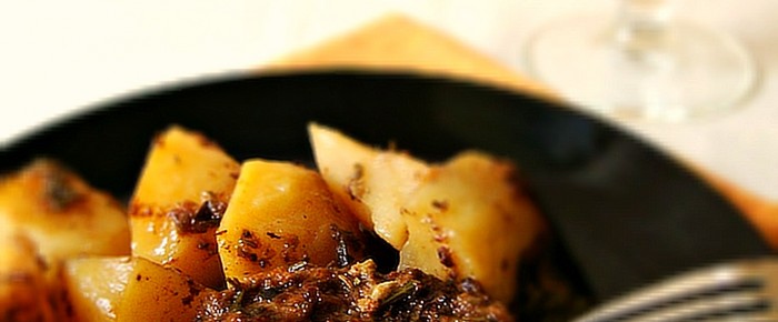 Φιλέτο στρουθοκάμηλου με μουστάρδα/Ostrich fillet with mustard