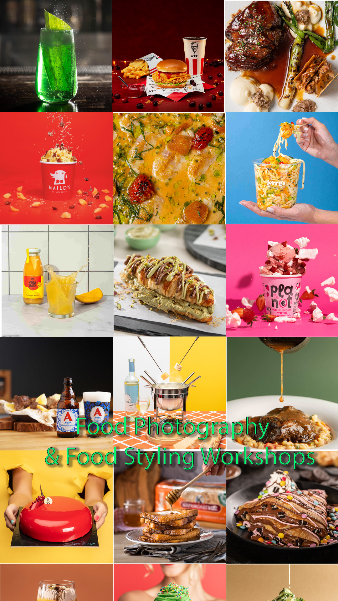 Food Styling and Food Photography Seminars